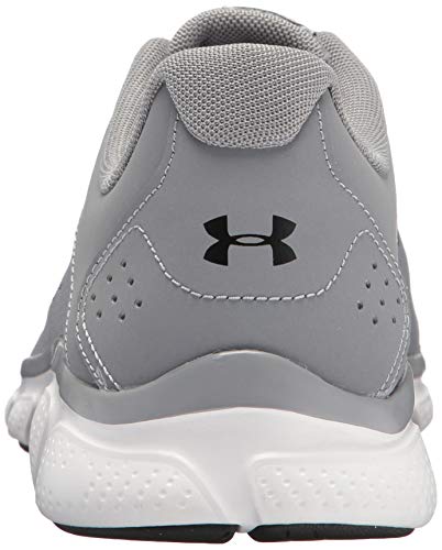 Under Armour Men's Micro G Assert 7 Running Shoe, Steel (100)/White, 12