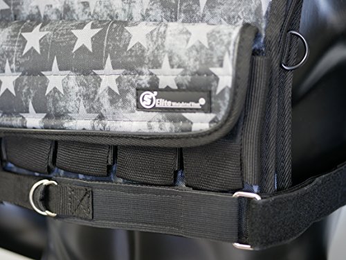 Weight vest (Short) - premium quality - best for cross fit training - running - jogging - Fully Adjustable - max weight 90lbs (S elite weight vest) (Elite-Camo, 80lbs)