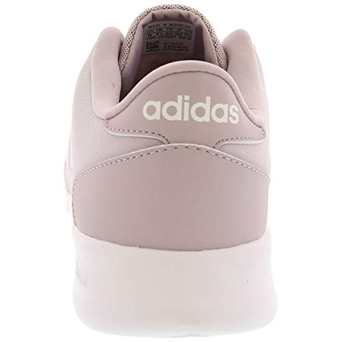 adidas Cloudfoam QT Racer Shoe Women's Running 8.5 Ice Purple-White-Light Granite