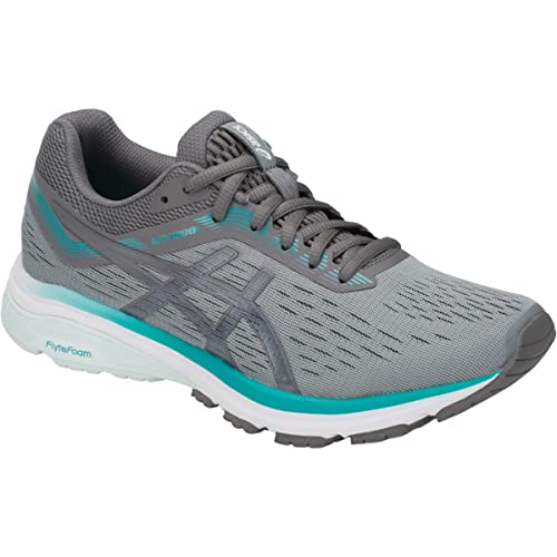 ASICS Women's GT-1000 7 Running Shoes, 5, Stone Grey/Carbon
