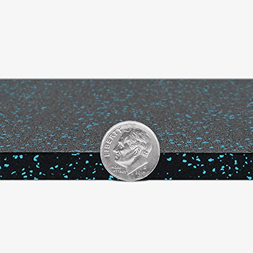 Blue Rubber Interlocking Floor Tiles for Weight Loss