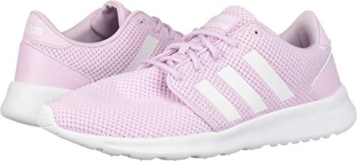adidas Women's CloudfoamQT Racer Xpressive-Contemporary CloudfoamRunning Sneakers Shoes, aero pink/white/aero pink, 6 M US