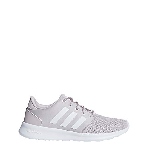 adidas Cloudfoam QT Racer Shoe - Women's Running 5.5 Ice Purple/White/Light Granite