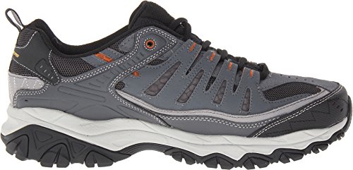 Skechers mens Afterburn M. Fit fashion sneakers, Charcoal, 8 US