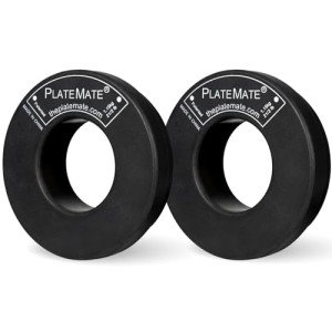 PlateMate Microload Pair 2 1/2 lb. Magnetic Donut Weights