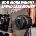PlateMate Microload Pair 2 1/2 lb. Magnetic Donut Weights