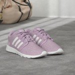 adidas Women's CloudfoamQT Racer Xpressive-Contemporary CloudfoamRunning Sneakers Shoes, aero pink/white/aero pink, 10 M US
