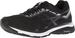 ASICS Women's GT-1000 7 Running Shoes, 8.5, Black/White