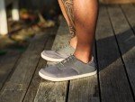 OLUKAI Nohea Moku Men's Boat Shoes, No Tie Laces & Stretch Construction, Breathable Mesh & All Weather Rubber Soles, Charcoal/Clay, 14