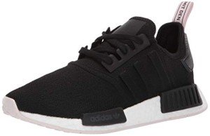 adidas Originals Women's NMD_R1 Running Shoe, Black/Black/Orchid Tint, 7