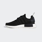 adidas Originals Women's NMD_R1 Running Shoe, Black/Black/Orchid Tint, 7