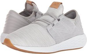 New Balance Women's Fresh Foam Cruz V2 Sneaker, Rain Cloud/White/Gum, 5.5 W US