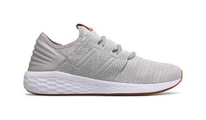 New Balance Women's Fresh Foam Cruz V2 Sneaker, Rain Cloud/White Munsell, 8.5 D US