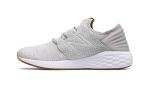 New Balance Women's Fresh Foam Cruz V2 Sneaker, Rain Cloud/White Munsell, 8.5 D US