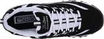 Skechers Sport Women's D'Lites Lace-Up Sneaker, Black/White, 8.5 W US