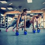 Yes4All Combo Vinyl Coated Kettlebell Weight Sets  Great for Full Body Workout and Strength Training  Vinyl Kettlebells 10 15 lbs