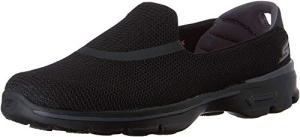 Skechers Performance Women's Go Walk 3 Slip-On Walking Shoe, Black, 6 M US