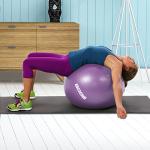 YOGU Stability Exercise Ball 65cm Yoga Balance Ball Birthing Ball with Air Pump Anti-Slip & Anti-Burst Supports 2000lbs Great for Yoga Pilates Abdominal Workout Fitness Ball and Office Chair