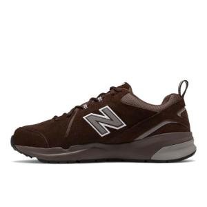 New Balance Men's 608 V5 Casual Comfort Cross Trainer, Chocolate Brown/White, 8.5 Wide