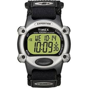 Timex Men's T48061 Expedition Full-Size Digital CAT Black Fast Wrap Strap Watch