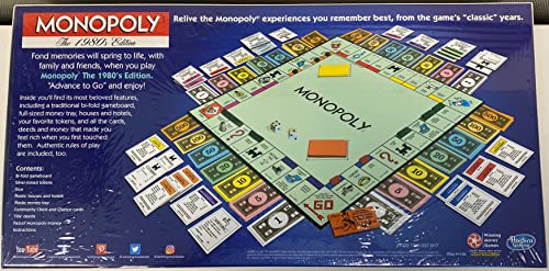 Monopoly Board Game The Classic Edition, 2-8 players