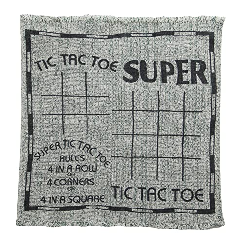 Lulu Home Jumbo Checkers, Giant 3-in-1 Checkers Game Rug Board Game Set, 2 Players