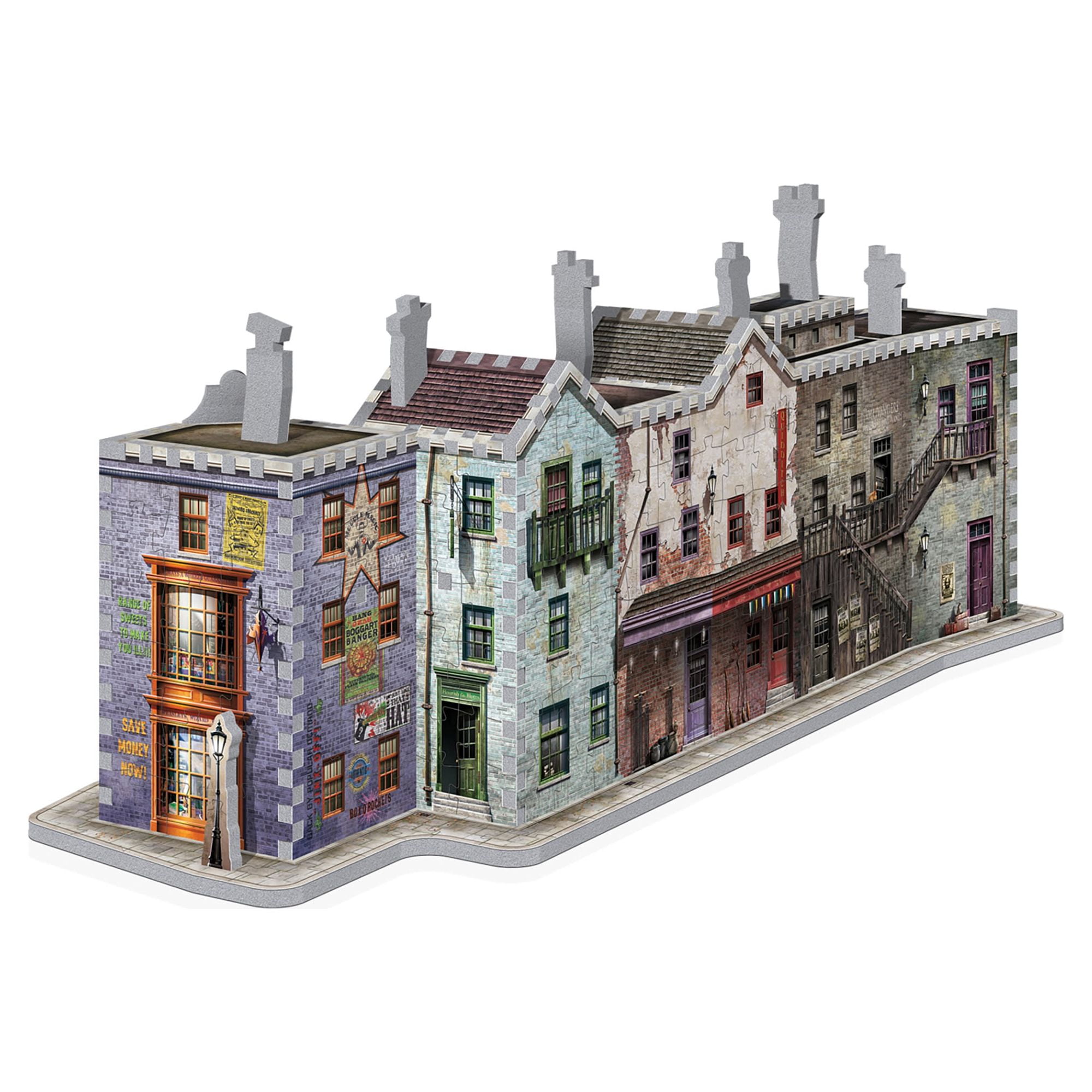 Wrebbit 3D - Harry Potter Diagon Alley 450 Piece 3D Jigsaw Puzzle