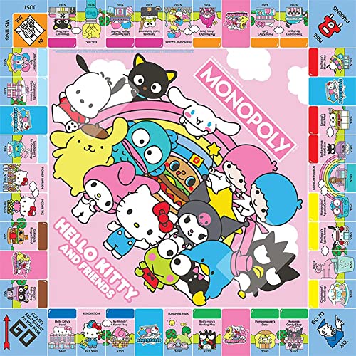Monopoly: Hello Kitty and Friends,6 players
