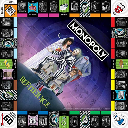 Monopoly Beetlejuice Board Game | Based on The 80’s Fantasy Film Beetlejuice | Officially Licensed Beetlejuice Merchandise | Themed Classic Monopoly Game