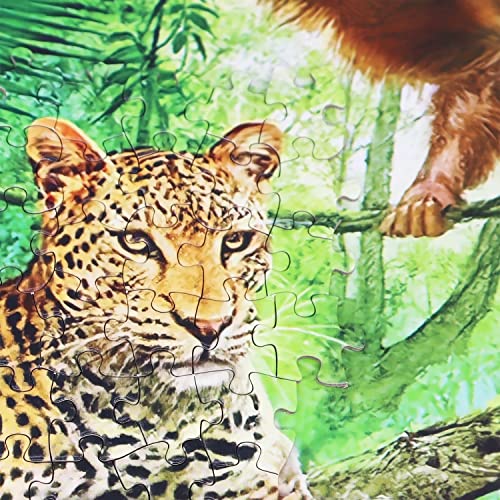 Unique 1000-Piece Jungle Animal Jigsaw Puzzle for Adults
