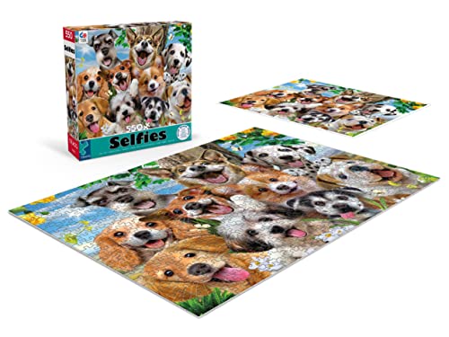 Ceaco Selfie Pups 550 Piece Jigsaw Puzzle