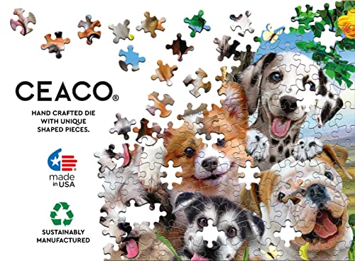 Ceaco Selfie Pups 550 Piece Jigsaw Puzzle
