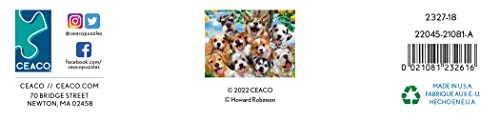 Ceaco Selfie Pups 550 Piece Jigsaw Puzzle