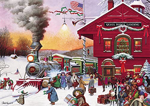Christmas Whistle Stop Jigsaw Puzzle - 500 Pieces