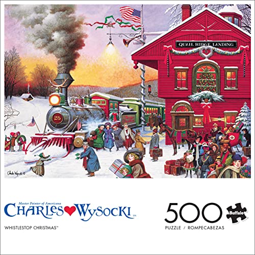 Christmas Whistle Stop Jigsaw Puzzle - 500 Pieces