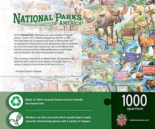 MasterPieces 1000 Piece Jigsaw Puzzle - National Parks of America