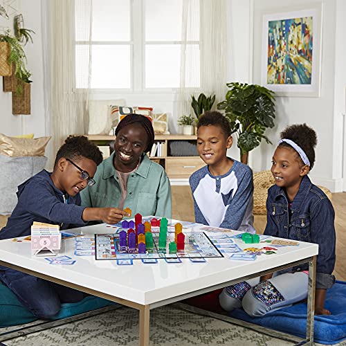 Monopoly Builder Board Game for Kids and Adults, Strategy Games, Family Board Games, for Kids 8 and Up, 2-4 Players