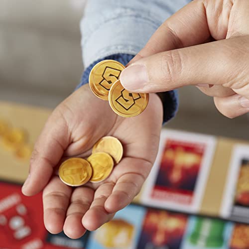 Monopoly The Super Mario Bros. Movie Edition Kids Board Game, Family Games for Super Mario Fans, Includes Bowser Token, Ages 8+