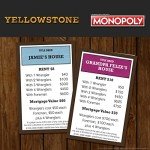 Monopoly: Yellowstone | Buy, Sell, Trade Spaces Featuring Locations from The Paramount Network Show | Collectible Classic Monopoly Game | Officially-Licensed, Yellowstone Game & Merchandise, 6 players