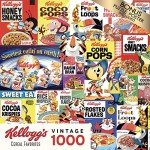 RoseArt - Kellogg's - Cereal Favorites - 1000 Piece Jigsaw Puzzles for Adults