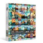 National Parks Puzzle for Adults 1000 Pieces, Travel Poster Landscape Puzzle Including Zion Yellowstone Yosemite, Nature Jigsaw Puzzles Scenery Mountain Scene