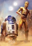 Buffalo Games - Star Wars - : Droids at Tatooine - 300 Piece Jigsaw Puzzle for Adults -Challenging Puzzle Perfect for Game Nights - Finished Size is 21.25 x 15.00