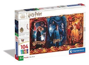 Clementoni 61885 61885-Jigsaw Harry Potter-104 Pieces, Jigsaw Puzzle for Children, Multi-Colour