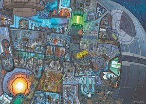 Ravensburger Star Wars Where's Wookiee 1000 Piece Jigsaw Puzzle - Unleash Your Inner Jedi | Premium Quality | Unique Softclick Technology | FSC-Certified Materials