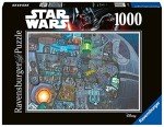 Ravensburger Star Wars Where's Wookiee 1000 Piece Jigsaw Puzzle - Unleash Your Inner Jedi | Premium Quality | Unique Softclick Technology | FSC-Certified Materials