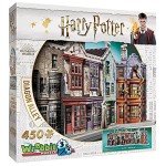 Wrebbit3D Harry Potter Diagon Alley 3D Puzzle for Teens and Adults | 450 Real Jigsaw Puzzle Pieces | Not Just an Ordinary Model Kit for Adults for Harry Potter Fans