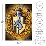 AQUARIUS Harry Potter Puzzle Hufflepuff Crest (500 Piece Jigsaw Puzzle) - Officially Licensed Harry Potter Merchandise & Collectibles - Glare Free - Precision Fit - 14x19in