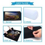Becko US Puzzle Mat Roll Up with Drawstring Storage Bag, Felt Rollup Mat for Easy Transport & Storage, Portable Puzzle Board Puzzles Saver Keeper for Jigsaw Puzzles Up to 1500 Pieces
