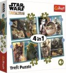 Trefl 34397 - Star Wars Mandalorian - Set of 4 Jigsaw Puzzles for Kids