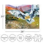 AQUARIUS Harry Potter Puzzle Hedwig (1000 Piece Jigsaw Puzzle) - Officially Licensed Harry Potter Merchandise & Collectibles - Glare Free - Precision Fit - 20 x 28 Inches